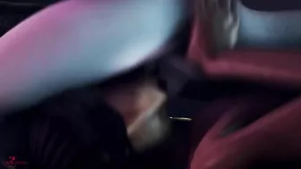 Lulu from Final Fantasy dominates and fucks her son in a vicious fantasy hentai scene.