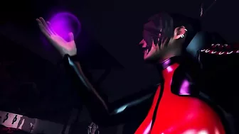 Lulu from Final Fantasy dominates and fucks her son in a vicious fantasy hentai scene.