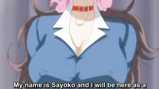 Hentai babe with big tits gets double-penetrated in a hardcore sex scene.