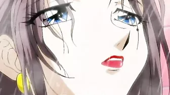 Hentai babe with big tits gets double-penetrated in a hardcore sex scene.