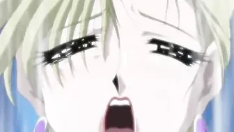 Hentai babe with big tits gets double-penetrated in a hardcore sex scene.