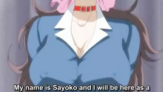 Hentai babe with big tits gets double-penetrated in a hardcore sex scene.