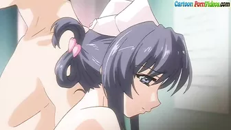 Hentai nurse gets fucked on exam table.