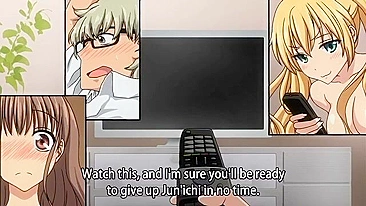 Hypnotized by her dirty hentai teacher, a teen idol gets creampied in her virgin pussy. #hentai