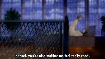 Red-haired witch enjoys double penetration with tentacle creature. #Hentai