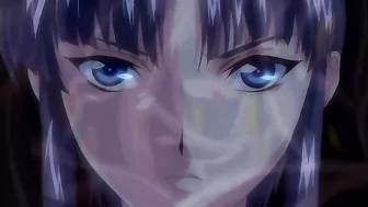 Red-haired witch enjoys double penetration with tentacle creature. #Hentai