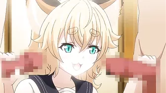Furry hentai girl at Fox Girls' Naughty Resort fucks all guests.