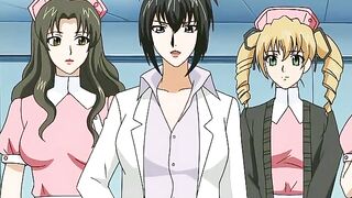 Hospital nurses are forced into sexual slavery in a hentai-themed porn film.