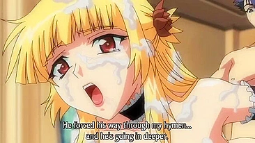 Hentai girls attack in an orgy frenzy!