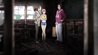 Hentai schoolgirls enjoy a wild gangbang during their vacation in a perverted village.