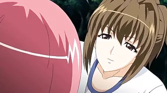 Hentai schoolgirls enjoy a wild gangbang during their vacation in a perverted village.