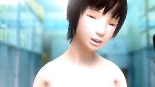 Hentai Schoolgirl in bondage dominates her senior with rough sex.