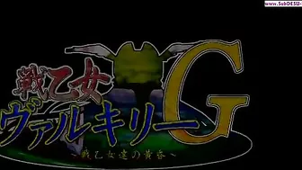 Hentai warrioress ravishes royal lady with her strap-on dick.