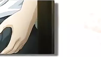 Hentai porn video - Busty teacher has steamy threesome with student.