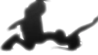 Hardcore hentai sex scene featuring a dog girl getting purified by a monstrous cock.