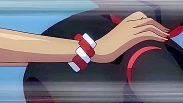 Hardcore hentai sex scene featuring a dog girl getting purified by a monstrous cock.