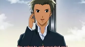 Hentai schoolgirls get naughty and pay off their debts with hot sex.