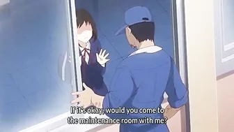 Hentai video - Busty schoolgirl gets fucked by perverted janitor.