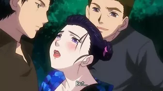 Teen's hentai aunt gets gangbanged in the woods.