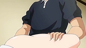 Hentai video - Little Flower Bud 2 - A virgin girl receives a facial and anal sex.