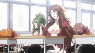 Hypnotized pregnant teen fucks her teacher in a hentai fantasy.