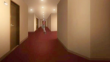 Cheating hentai housewife enjoys a gangbang in a hotel room.