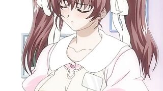 Nurse gets tied up and fucked in her pussy on a hentai porn site.