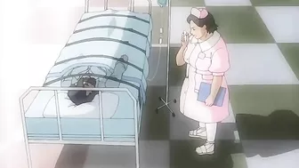 Nurse gets tied up and fucked in her pussy on a hentai porn site.