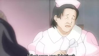 Nurse gets tied up and fucked in her pussy on a hentai porn site.