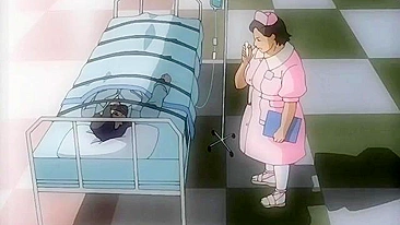 Nurse gets tied up and fucked in her pussy on a hentai porn site.