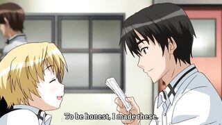 Hentai peeper busted spying on petite masturbation, then fucked her.