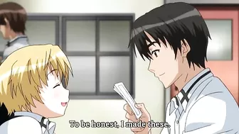 Hentai peeper busted spying on petite masturbation, then fucked her.