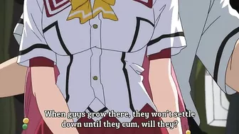 Hentai peeper busted spying on petite masturbation, then fucked her.