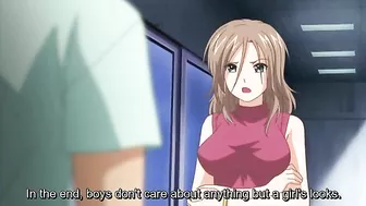 A bitchy schoolgirl orders a fellow student to lick her feet and pussy in an explicit hentai video.