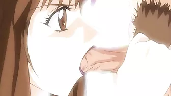 Hentai anime teen bondage and BDSM dungeon scene.