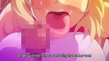 Magic princesses in bondage and group sex on a hentai website.