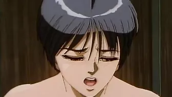 Hentai dominatrix punishes bound schoolgirls in a sexy way.