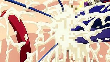 Hentai Schoolgirl Fucked by Tentacles & Electrified.