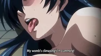 A group of female ninjas are drugged with a love potion and taken advantage of in a gangbang scene.