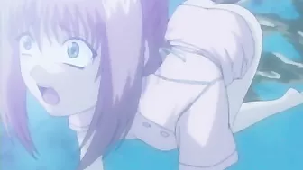 Hentai video - petite succubus girl torturing and riding guy's cock.