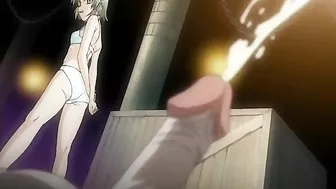 Hentai video - petite succubus girl torturing and riding guy's cock.