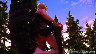 Hentai porn site visitors can enjoy a short and concise sentence about an egg-laying female who defends her village from invaders.