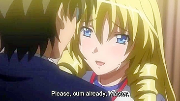 Hypnotized student president gets his first kiss and a facial from his slave. #hentai