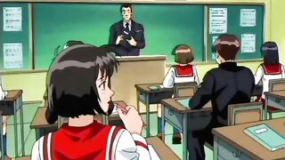 Bondage School 2 - A dirty anime teen learns to be a slave in hentai.