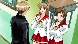 Bondage School 2 - A dirty anime teen learns to be a slave in hentai.