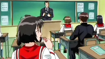 Bondage School 2 - A dirty anime teen learns to be a slave in hentai.