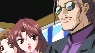 Hentai video - Dominant lesbians whip a bound and masturbating slave.