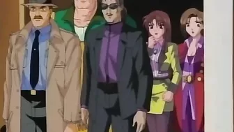 Hentai video - Dominant lesbians whip a bound and masturbating slave.