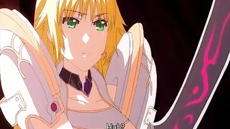 VenusBlood Brave 4 - A hentai anime warrior girl gets banged by tentacles and pregnant with eggs.