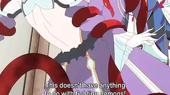 Sexy hentai warriors battle demons with their tentacles in a steamy anime adventure.